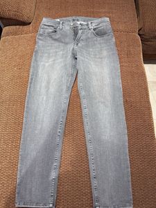 ZARA Grey Denim Jeans Slim Fit - 30 inches