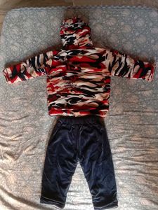 Cute Camo Jacket and Pants Set