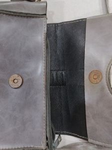 Grey Sling Bag
