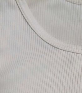 White tank top