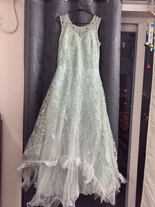 Elegant Embroidered Ethnic Gown