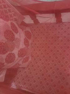 Vibrant Red Dress Material for Custom Outfits