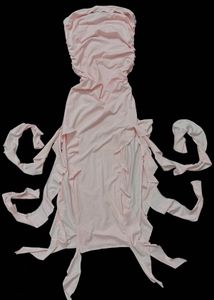 NEW Light Pink Strapless Ruched Dress