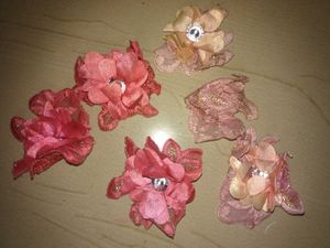 Set of 6 Floral lace pachs