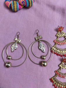 Combo of three different earrings