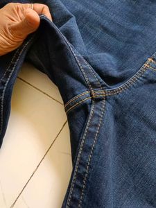 Branded Woman Dark Blue Jeans