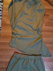❗ SAVANA 🩷 Chic Olive Green Wide Leg Jumpsuit