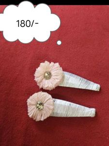 Vintage Rose Tik Tak Hair Clips