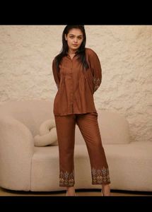 Embroidered co-ord Set