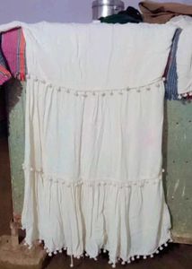 Embroidered White one piece