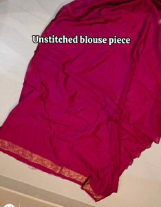 Stunning Pink Banarasi Silk Saree