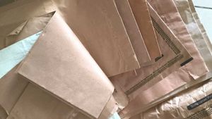 Brown Courier Paper Cover