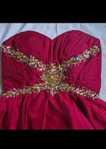 Stunning Strapless Party Dress