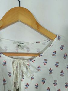 White Printed Dress (Women's)