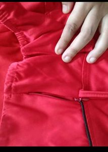 Price🔽Ravishing Red With Black Sash ♥️