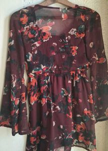 summer vacations!!Floral Print Mini Dress