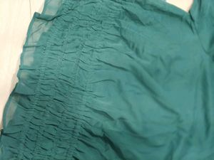 Express green top