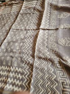 NEW Pure Linen Handloom Saree