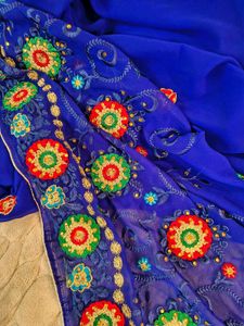 Brand New Party Wear Vibrant Saree