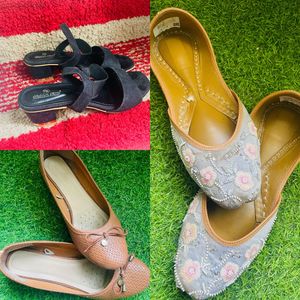 combo of 3 pair Assorted Women's Footwear Bundle