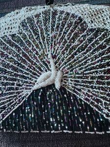 Beaded Peacock Tea Cosy