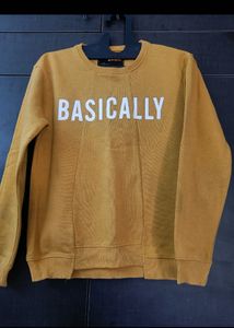 Yellow Fleece Sweatshirt