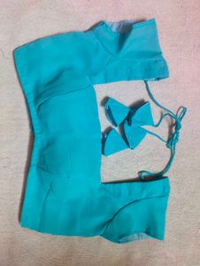 knotted blouse padded