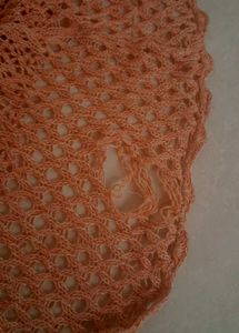 Peach Knit Top