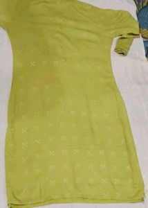 Women Stylish Lime Green Kurta