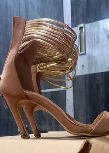 Sexy Golden high Heels