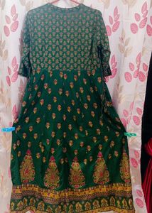 Green Anarkali Kurta