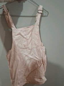 Pink Polka Dot Short Overalls