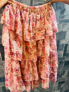 RUFFLE SKIRT