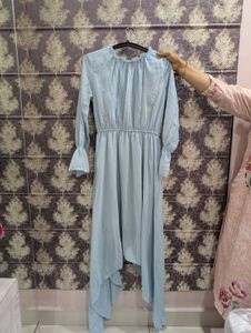 🔻PRICE DROP- Light Blue Asymmetric Dress