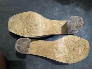 Stylish Pink Block Heel Slides
