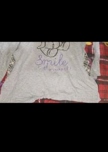 Cute Bear Graphic Long Sleeve T-Shirt