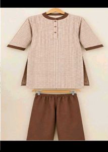 Classic Checkered Kurta Set