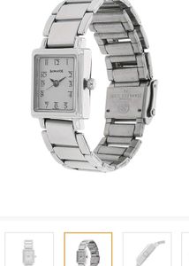"Sonata" Silver Square Dial Watch