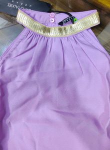 M, L size Elegant Embellished Halter Top