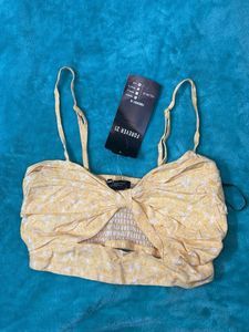 Forever 21 Floral Crop Top Bralette