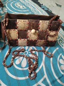 Unique Handmade Coconut Shell Clutch