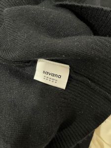Classic Black Button Cardigan