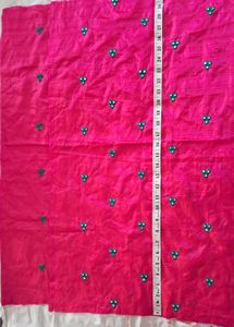 Mirror Work Blouse Fabric