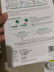 Mother Sparsh Toothbrush and tooth paste set