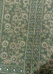 Elegant Green Embroidered Kurta