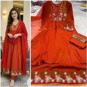 Pakistani lace work embroidery design A line Anark