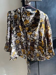 Stylish Floral Print Blouse