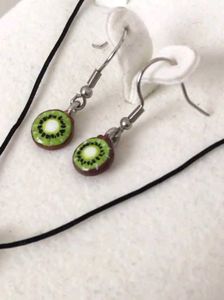 Handmade Fruit &amp; Face Earrings Set