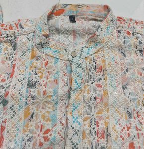 Embroidered Kurta with Sequins