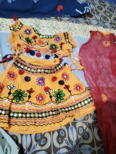 Vibrant Indian Baby Girl Outfit